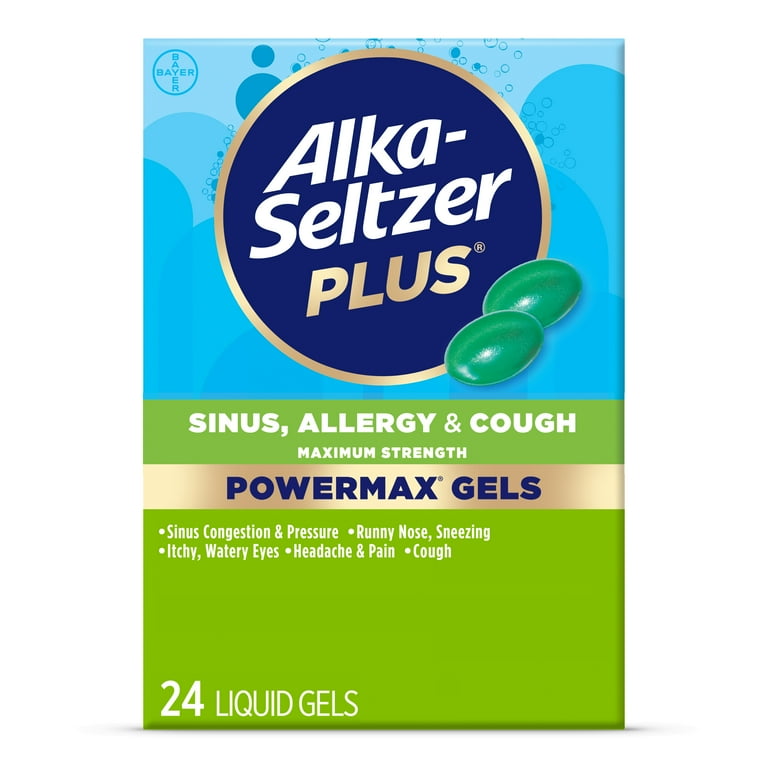Alka-Seltzer Plus Powermax Severe Sinus, Allergy & Cough Medicine