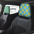 thumbnail image 4 of Headrest Covers for Cars Accessories Interior for Women Men 2Pcs - Cute Duck Swimming Head Rest Cover for Car Decorations, Car Headrest Cover for Car Decor Interior, 4 of 8