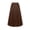 🔥 Coffee, variant on Gifts Mesh Overlay Elastic-Waist A-Line Ankle Skirt With Gathered Pleats, Lightweight Layered Tulle Finish For Boho Commuting And Weekend Outfits, Breathable Lined Design — Maxi Skirt