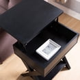 thumbnail image 6 of Furniture of America Fabienne Lift-Top End Table, Black, 6 of 7
