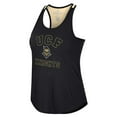thumbnail image 2 of Women's Colosseum Black UCF Knights 10 Days Racerback Scoop Neck Tank Top, 2 of 3