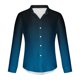 thumbnail image 4 of Blusa y camisa de manga larga con cuello vuelto para hombre, estilo casual, a la moda, con botones estampados, blusa de manga larga con cuello vuelto, camisetas de poliéster para hombre, 4 of 5