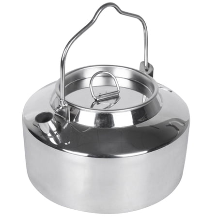 PAMINGONO Silver Wear Resistant Camping Stovetop Kettle for Boiling Water