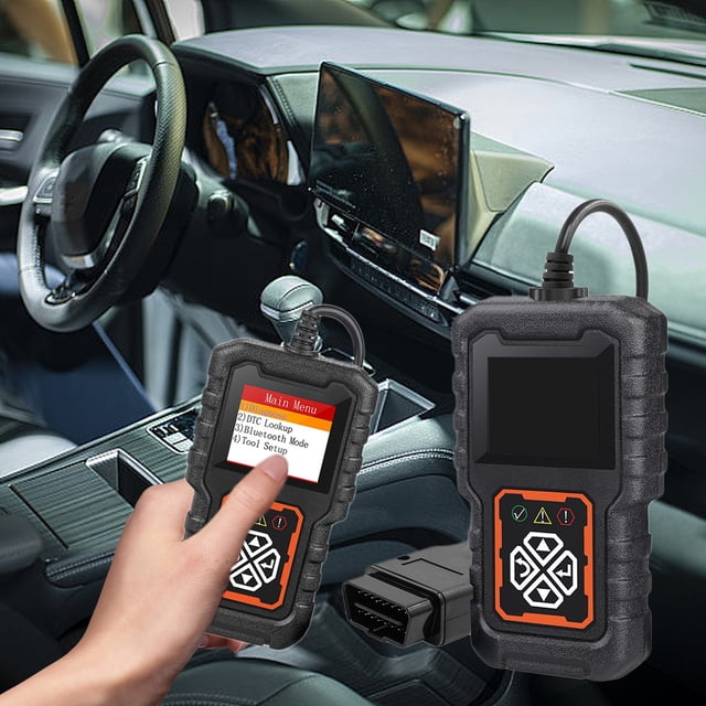 Diagnóstico de averías automotrices ZJT250124641 | Escáner OBD2 con pantalla a color | Detección completa de averías en el vehículo | Fácil manejo | Compatibilidad multimarca | Lector de códigos d