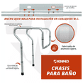 thumbnail image 3 of Chasis de Seguridad Para Baño WC Magnimed Barandales de Apoyo y Estabilidad, 3 of 5