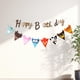 thumbnail image 4 of Injueey Juego de tarjetas de papel para macarrón, cartel de feliz cumpleaños, decoraciones de cumpleaños para fiesta de cumpleaños, 16,4 Kits de decoración para fiestas macarrón 16.4 pies, 4 of 6