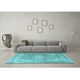 thumbnail image 3 of Ahgly Company Indoor Rectangle Persian Light Blue Traditional Area Rugs, 8' x 12', 3 of 4