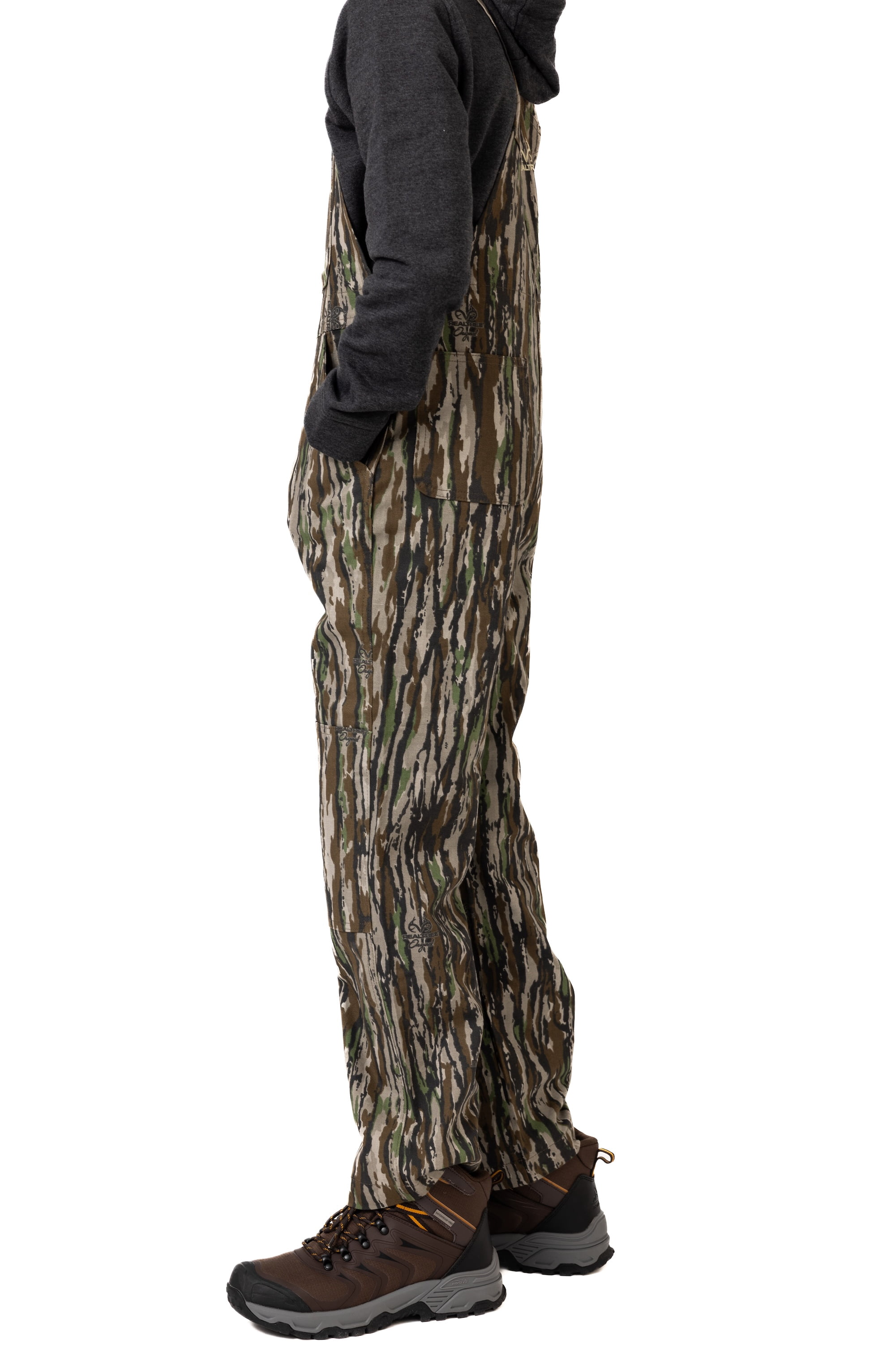 Realtree Youth Hunting Bib Overalls Hardwoods Camo