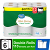 Great Value Ultra Strong Paper Towels, 6 Double Rolls