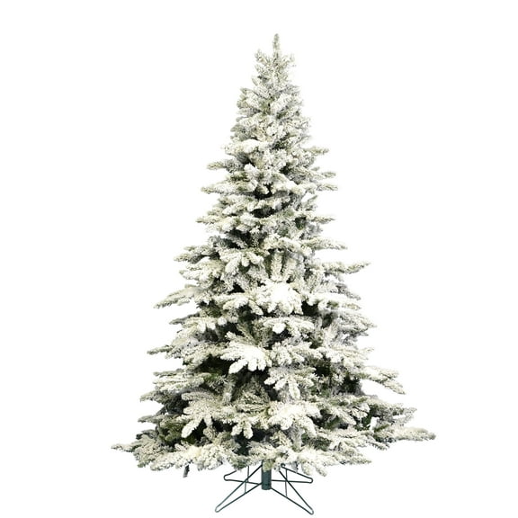 Vickerman 4.5' Flocked Utica Fir Artificial Christmas Tree, Unlit