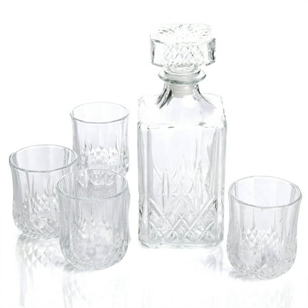 Best Gibson Home® Jewelite Glass Decanter Set 5 pc Set deal
