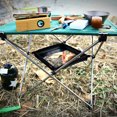 thumbnail image 3 of Outdoor camping portable foldable storage hanging basket camping mesh storage bag rack, 3 of 8