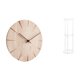 thumbnail image 1 of Reloj de pared de madera, diseño creativo, decorativo, silencioso, para oficina, mesa auxiliar de acrílico transparente, pequeño, fácil de montar., 1 of 8