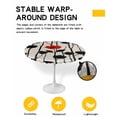 thumbnail image 2 of nqOlkjepod Red Flowers Round Tablecloth, Fitted Table Cover with Elastic for 55"-60" Round Tables, Spring Botanical Flowers Branch Farmhouse Table Cloth Outdoor Dinning Party Waterproof Tablecloths, 2 of 6