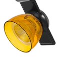 thumbnail image 4 of Benjara BM223652 12W Integrated LED Track Fixture with Polycarbonate Head, Black & Yellow, 4 of 5