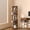 Walnut-5Tier, variant on IUNVR Revolving Bookshelf 6-Tier Solid Wood Space-Saving 1-Pack