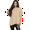 Apricot, variant on Women'S Loose Dropped Shoulder Short Sleeve Pullover Sweater White L