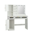 thumbnail image 5 of Makeup Vanity Desk with Lights Dressing Table with Mirror for Bedroom, 5 of 8