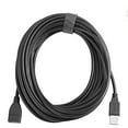 thumbnail image 3 of USB 2.0 Type A Male to A Female Extension Cable 30 feet Connector Adapter Extender Wire Cord Plug Jack 30FT Black, 3 of 5