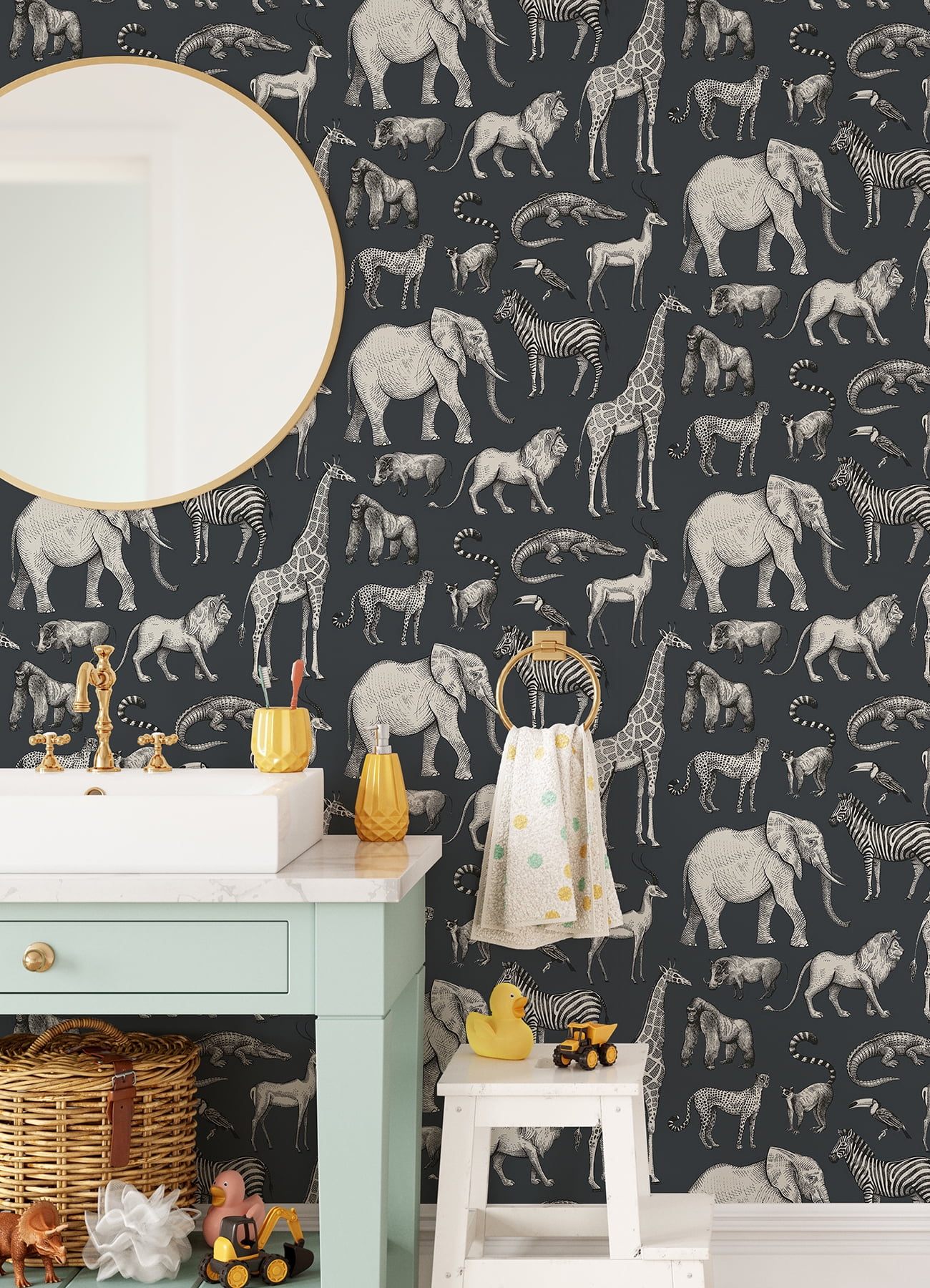 Chesapeake Irie Pink Clouds Wallpaper, 20.9-in by 33-ft