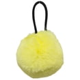 thumbnail image 1 of Puff Party Hair Band - 2.5 Inch Fluffy Ball Hair tie Accessory (Yellow), 1 of 1