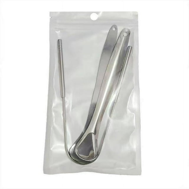 1~15PCS /set Tongue Scraper Cleaner Stainless Steel Tong Reduce Bad Breath Ongue Scraper Deep Clean Maintain Oral Clean Hygiene