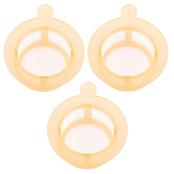 WHAMVOX  3 Pcs Fine Mesh Strainer Laboratory Accessories Filter Yellow