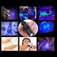 thumbnail image 3 of PLPPYFS Blacklight Flashlights UV Flashlight, LED 395nm Ultraviolet Blacklight Black Light Flashlight Mini, Torch Light Pet Urine Detector Light for Dog/Cat, Dry Stains, Resin Curing, Bed, 3 of 9