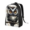 thumbnail image 2 of Fuzoiu Whimsical Owl On Branch Print Laptop Backpack,Work Business Backpacks, Large Capacity Nurse Bag College Bookbag for School, Waterproof Casual Daypack for Travel, 2 of 8