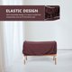 thumbnail image 1 of unbranded Funda Stretch Para De Piano Y Comedor En Poliéster Café Con Y Resistente, 1 of 7