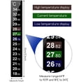 thumbnail image 4 of 72 Pieces Digital Temperature Sticker Adhesive Thermometer Strip Fermenter Adhesive Crystal Strip Aquarium Thermometer, 4 of 9