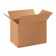 Box Partners Multi-Depth Corrugated Bxs,17.25x11 1/2x12,Kraft,25/BDL - BXP MD171112R