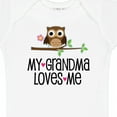 thumbnail image 4 of Inktastic Grandma Loves Me Girls Owl Girls Baby Bodysuit, 4 of 5