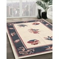 thumbnail image 2 of Ahgly Company Indoor Rectangle Contemporary Mauve Taupe Purple Southwestern Area Rugs, 3' x 5', 2 of 6