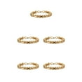 thumbnail image 1 of Collar de cadena de bordillo de metal Minnieouse Pieza llamativa Todo oro, 1 of 6