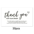 thumbnail image 6 of comerut 30Pcs Printed Thank You Cards Single Side Pink Thank You Notes Wedding Bridal Gift Baby Shower Business Graduation Cards, 6 of 7