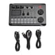 thumbnail image 1 of Live Sound Card Professional Intelligent Noise Reduction Multiple Sound Effects Voice Changer Sound Card for Mobile Phone PC, 1 of 4
