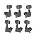 thumbnail image 1 of 6 Pcs Piquets de Guitare Verrouillables Tuners 3L3R Piquets de Réglage Tuners de Guitare Électrique Tuner de Guitare Acoustique Têtes de Machine Boutons 3 Gauche 3 Droite, 1 of 7