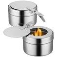 thumbnail image 1 of EcoNesxp Réservoir de Carburant en Acier Inoxydable avec Couvercle, Chauffe-Buffet, Réservoir de Carburant Adapté pour barbecue, 2 Pcs, 1 of 2