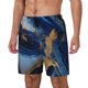 thumbnail image 1 of Fotbe Navy Blue Marble Traje de Baño para Hombre – Shorts de Natación de Secado Rápido con Forro y Bolsillos-X-Large, 1 of 6