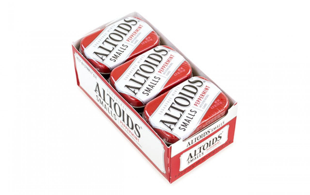 Altoids Sugar Free Peppermint Mints, .37 oz, 9 Count by Wrigley's