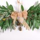 thumbnail image 4 of CaiYueKe Artificial Wall Hanging Decor with Jute Rope Bow and Bells for Doorway Mantel Fireplace Christmas Holiday Home Decoration Ornament Rustic Farmhouse Seasonal Greenery Garland, 4 of 7