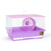 Angle View: Prevue Pet Products PP-SP2000P Single-Story Hamster & Gerbil Cage, Purple