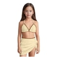 thumbnail image 1 of Jupe de Maillot de Bain pour Filles 2 Pcs Jupe en Maille avec Bretelles, 1 of 6