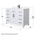 thumbnail image 5 of Wyndham Collection WCG242448SWBCCUNSMXX Beckett 48" Free Standing Single Basin Vanity Set, 5 of 6