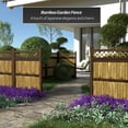 thumbnail image 2 of Red Lantern 4 ft. x 3 ft. Japanese Bamboo Zen Garden Fence, 2 of 7