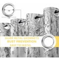 thumbnail image 6 of Grey Forest Blackout Curtains for Bedroom/Living Room, Thermal Insulated Kitchen Curtains, Modern Oil Painting Art Grommet Darkening Window Treatment Drapes 27.5"x39"x2, 6 of 8