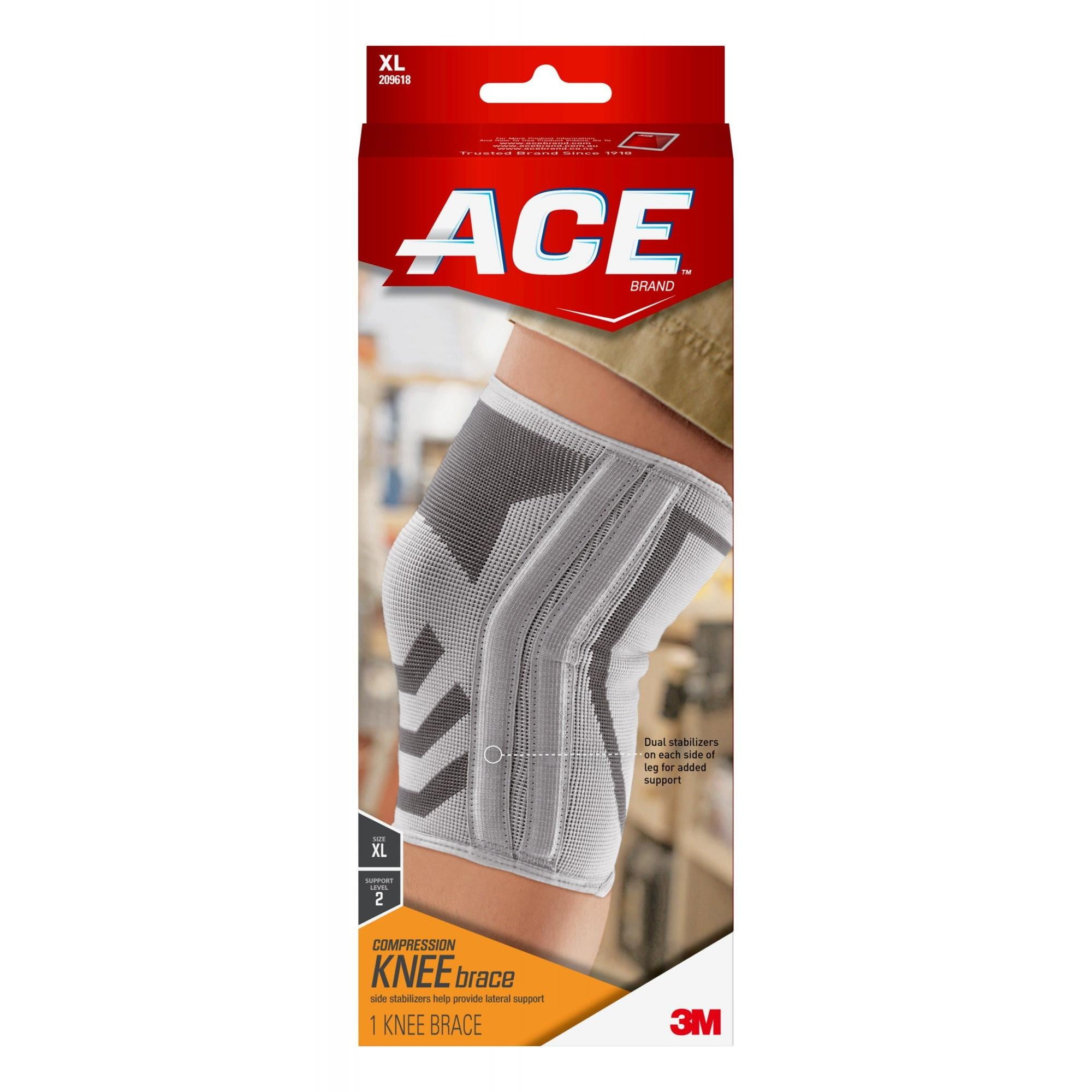 Ace Knee Brace Size Chart