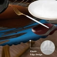 thumbnail image 4 of Sports Table Cloth, Round Fitted Tablecloths with Elastic Edge, Football Basketball Baseball Ball Games Wipeable Waterproof Table Cover for Kitchen Wedding 55-60 Inches, 4 of 4