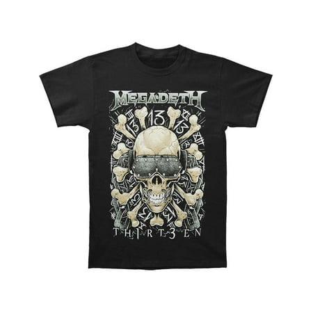 - Megadeth Men's Red Bone T-shirt Black